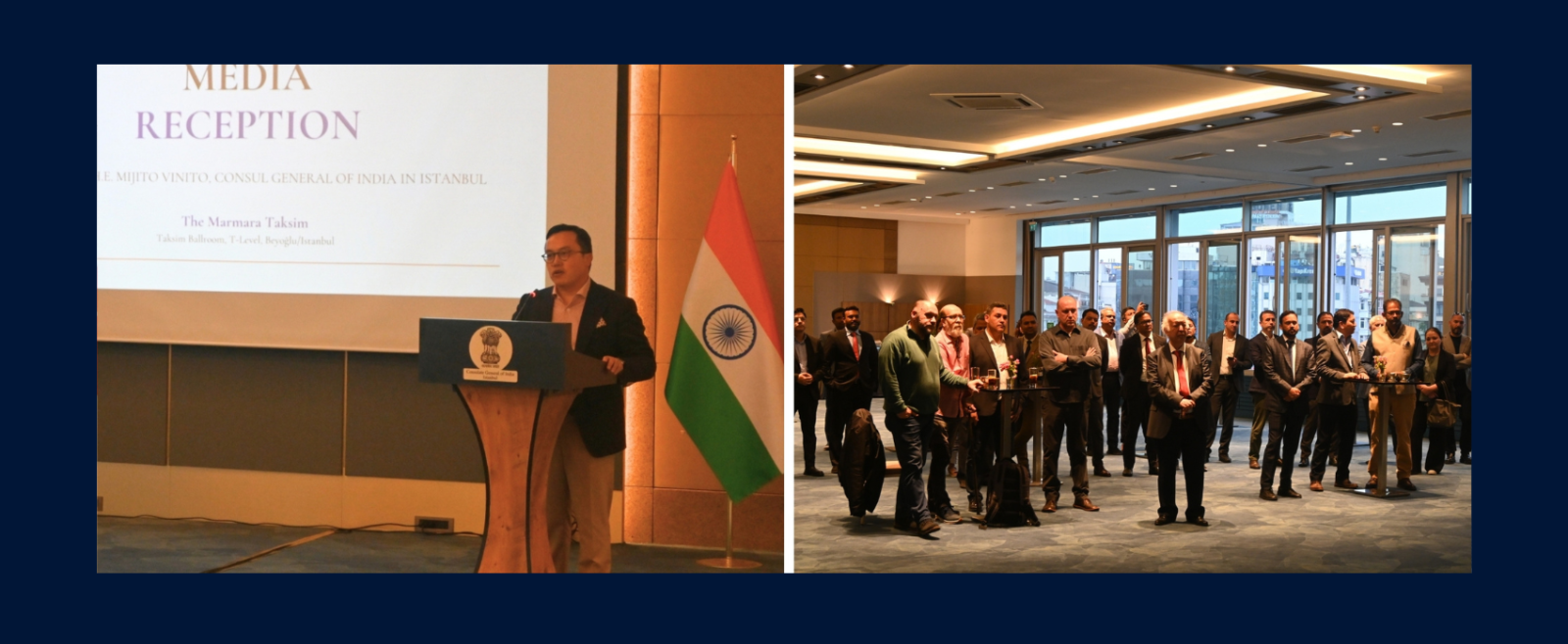 Consulate General of India in Istanbul hosted a media briefing reception on 8 May 2026.