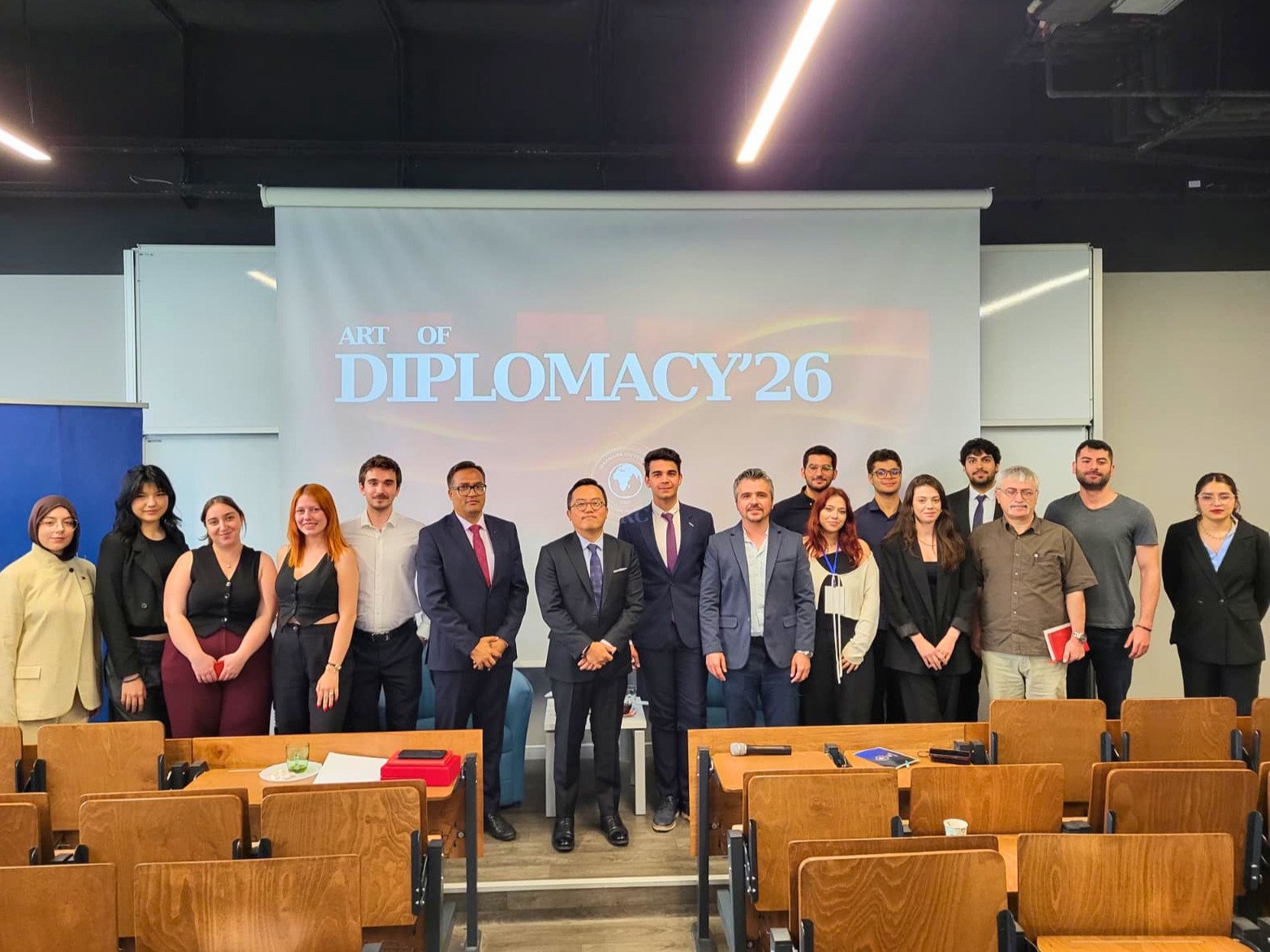 Consul General interacted with the students at the International Relations Club of Marmara University on 21 May 2026.
