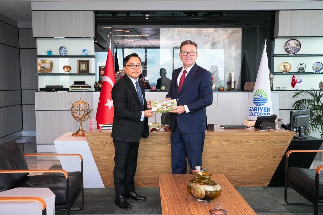 Consul General paid a farewell call on the Mayor of Sarıyer, His Excellency M. Oktay Aksu on 01 October 2026