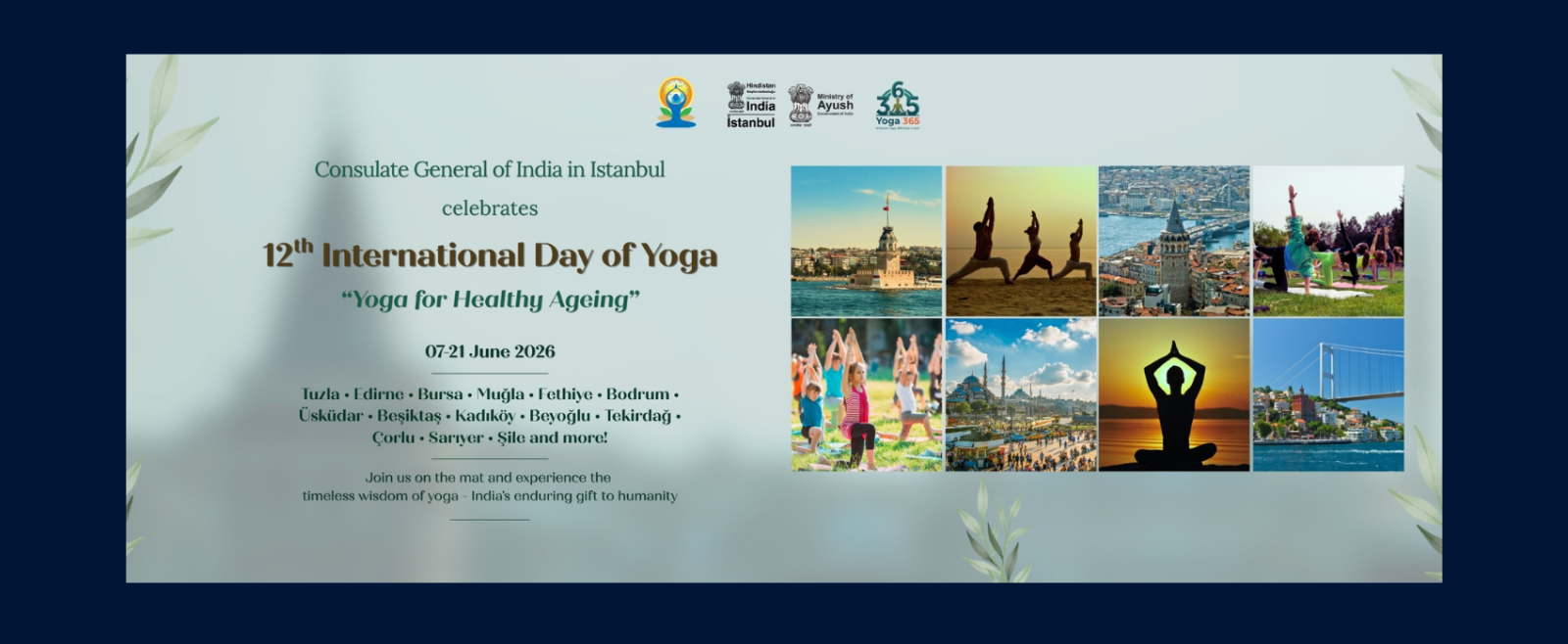 International Day of Yoga 2026 celebrations during 07-21 June 2026